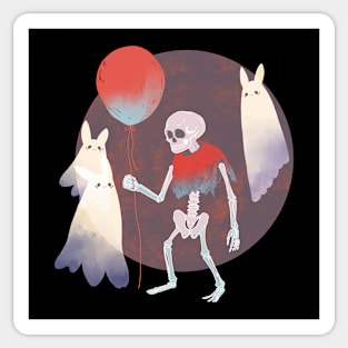 Skelly Balloon Time Sticker